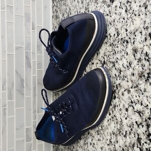 Navy-Blue Weave Cole Haan Original Grand Knit Sneakers sz 11 stitch lite shoes